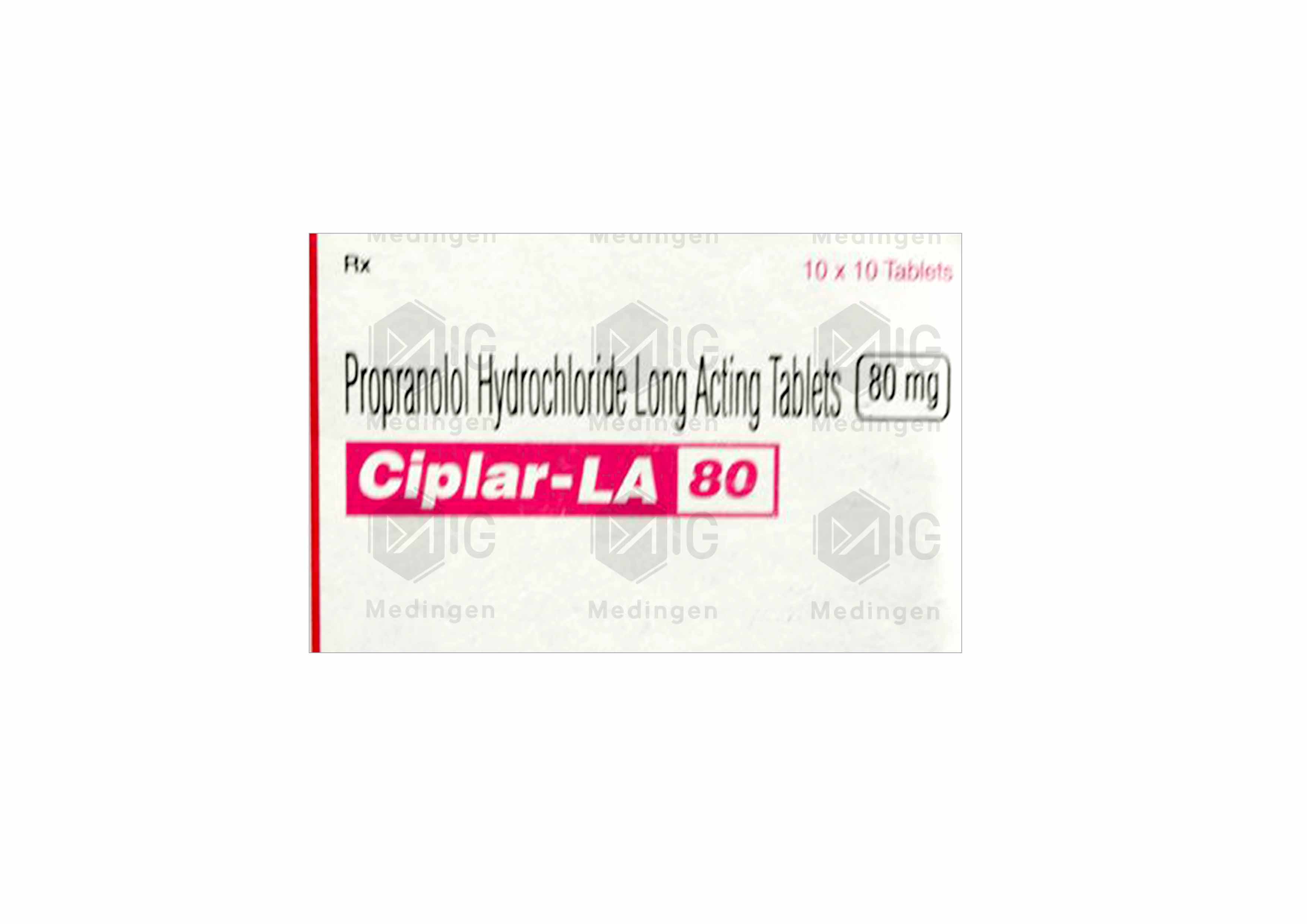 CIPLAR LA 80MG
